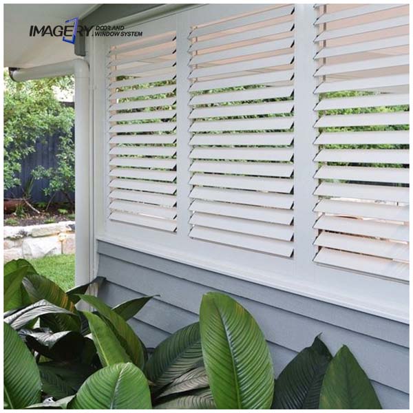 Louvers Aluminium Bersalut Serbuk